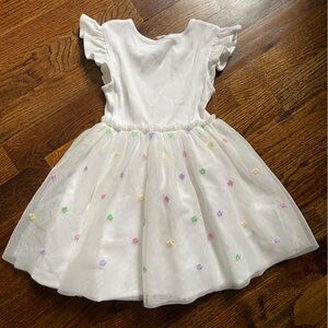 Baby GAP toddler girl 3y ballerina pastel multicolor tulle skirt ruffle sleeves